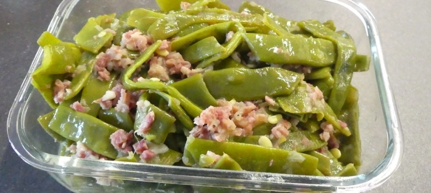 Judias verdes con jamón