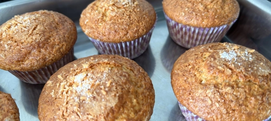 Magdalenas de coco (Receta cedida por Ruth)