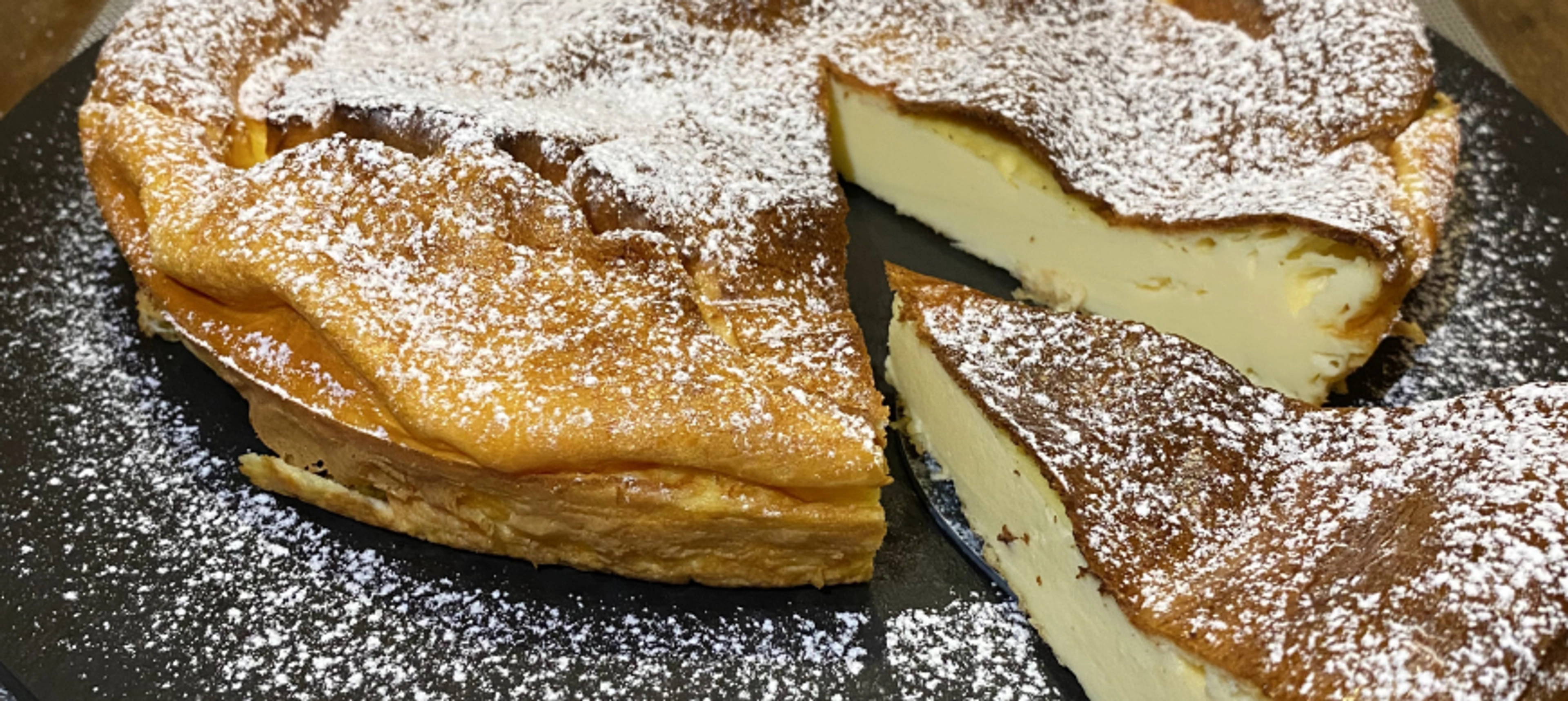 Tarta de yogur de cabra