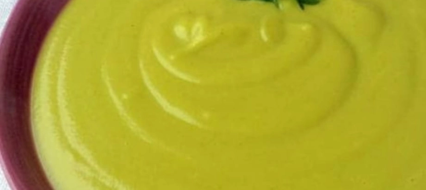 Crema de calabacín con moixernons (Receta cedida por Jordi Vilana)