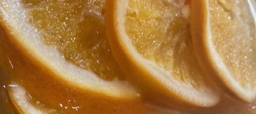 NARANJAS CONFITADAS PARA COCA DE SANT JOAN O ROSCÓN DE REYES