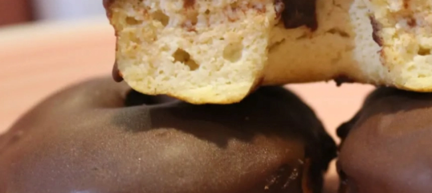 DONUTS DE PERA Y ALMENDRA SIN GLUTEN