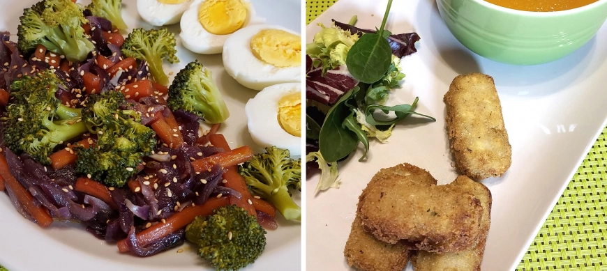 Menú vegetariano (comida+cena)