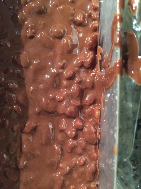 Turrón de chocolate con arroz inflado,