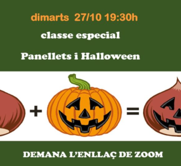 Clase especial Panellets i halloween